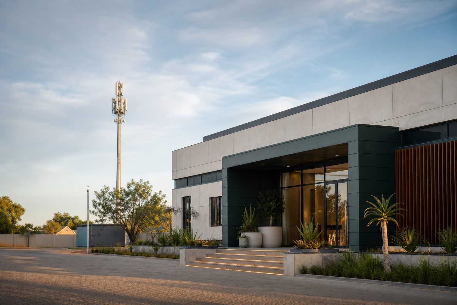 A modern technology office in Gaborone West Industrial